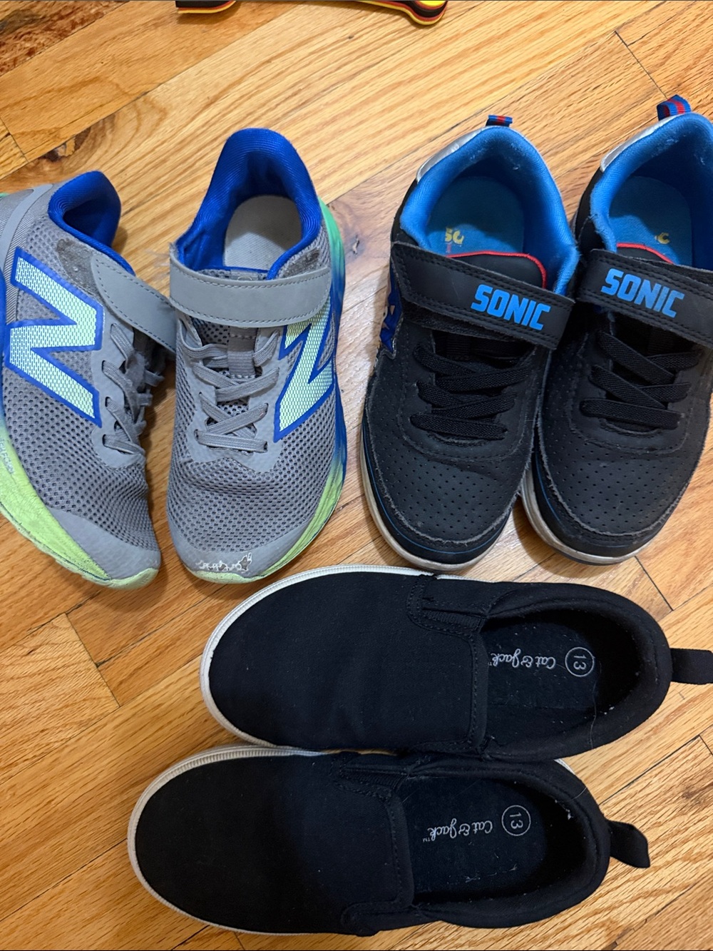 3 Pair Boys Shoes